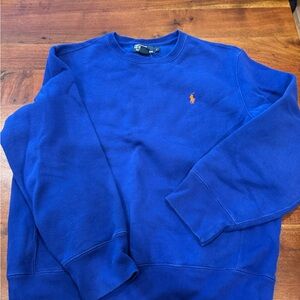 Ralph Lauren Men's Vibrant Blue Crewneck Sweater